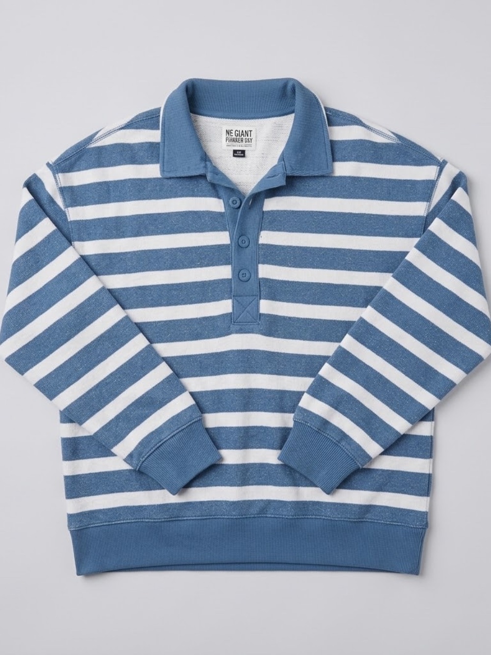 American Eagle Long Sleeve Rugby Style Shirt